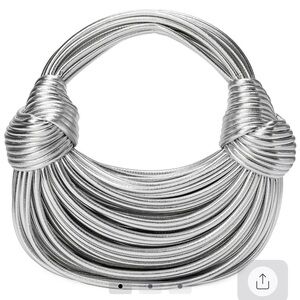 Tiffany and Fred silver knotted bag $379